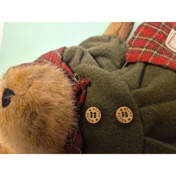 Boyds Bears Heidi Woodsbeary 918335 10" Plush Autumn Plaid - Picture 2 of 7